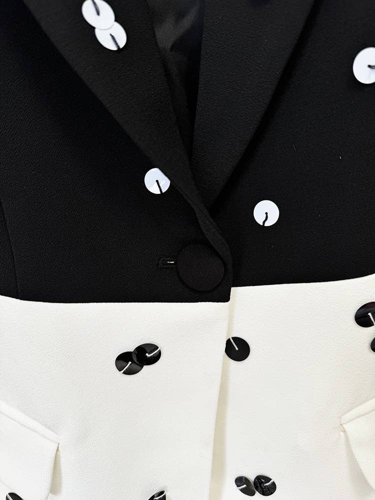 Productseeker - Vendita all'ingrosso Completo top e gonna - Donna - Completo elegante giacca con paillettes e perline e gonna a coda di pesce per bambini 7-8 anni7