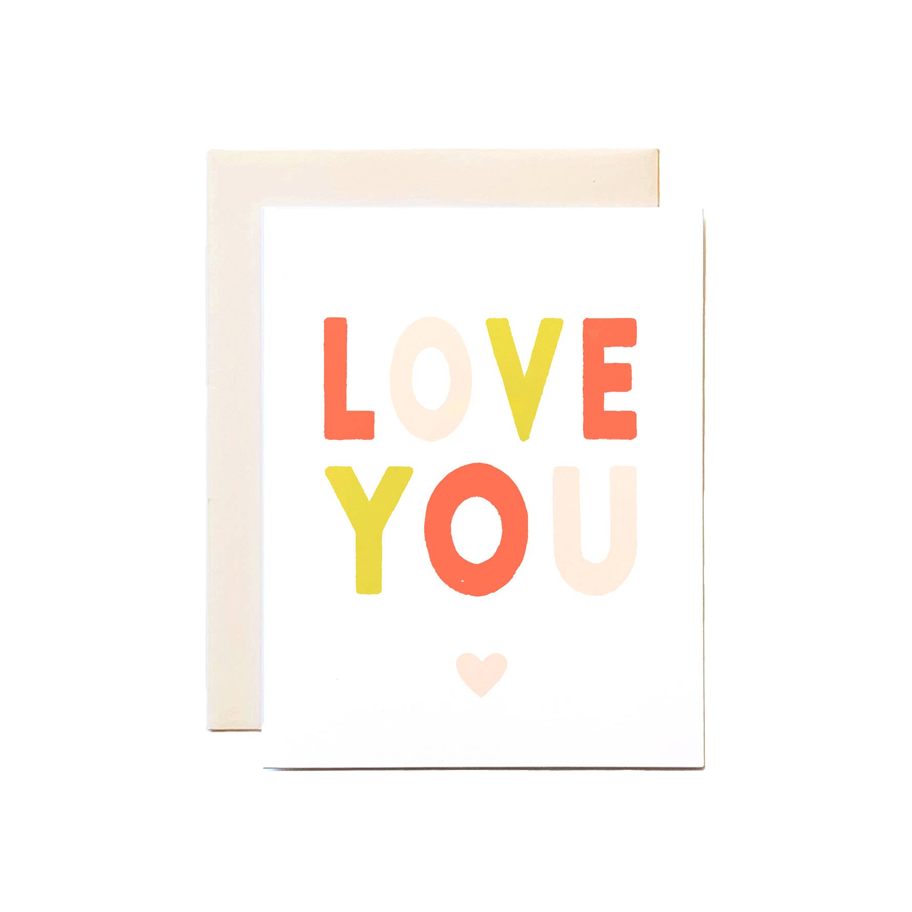 Joy Paper Co. - Wholesale Valentine's Day Card - LOVE YOU Valentine's/Love/Friendship Card
