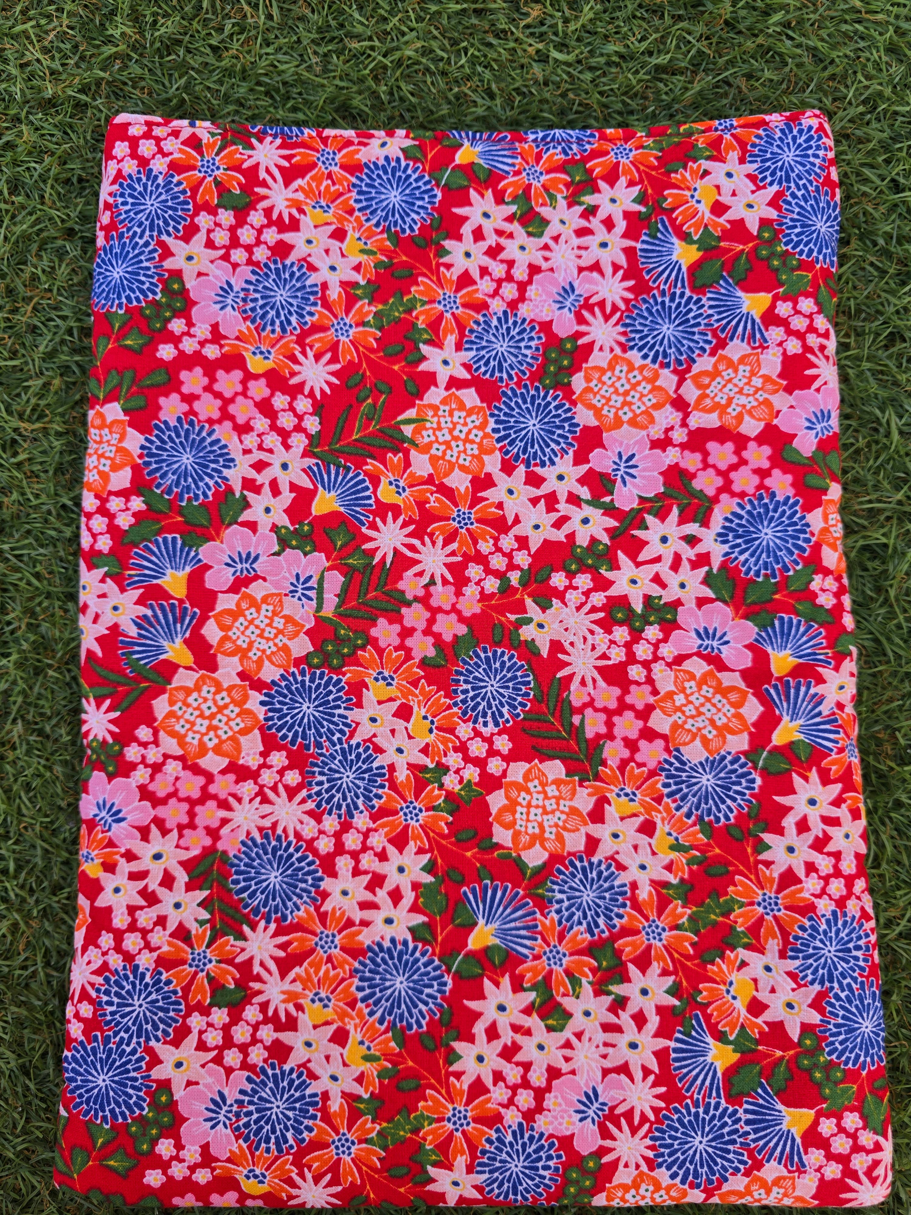 laubelgo - Wholesale Book Cover - Padded book cover oriental flowers red background5