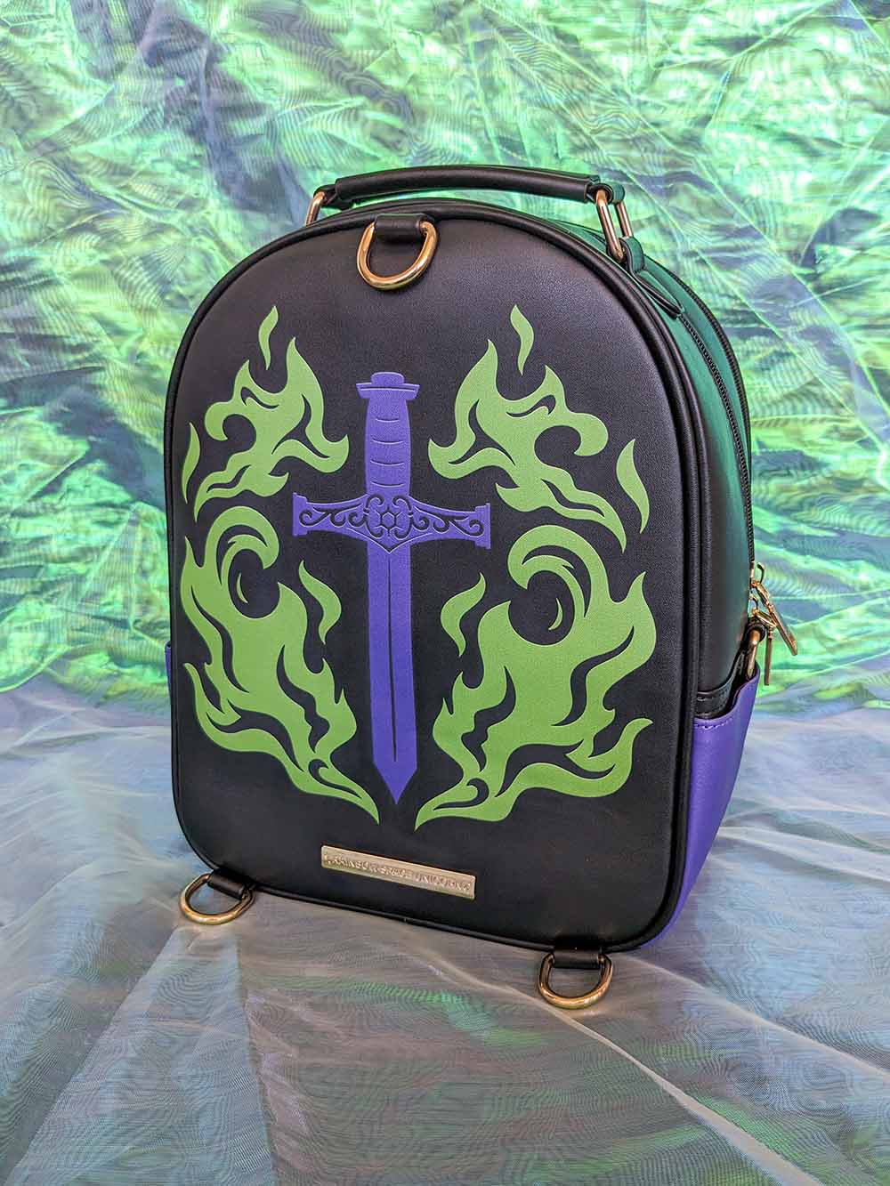 Rainbow Space Unicorn – wholesale Backpack – Women's – Cursed Black Ita Backpack Handbag1