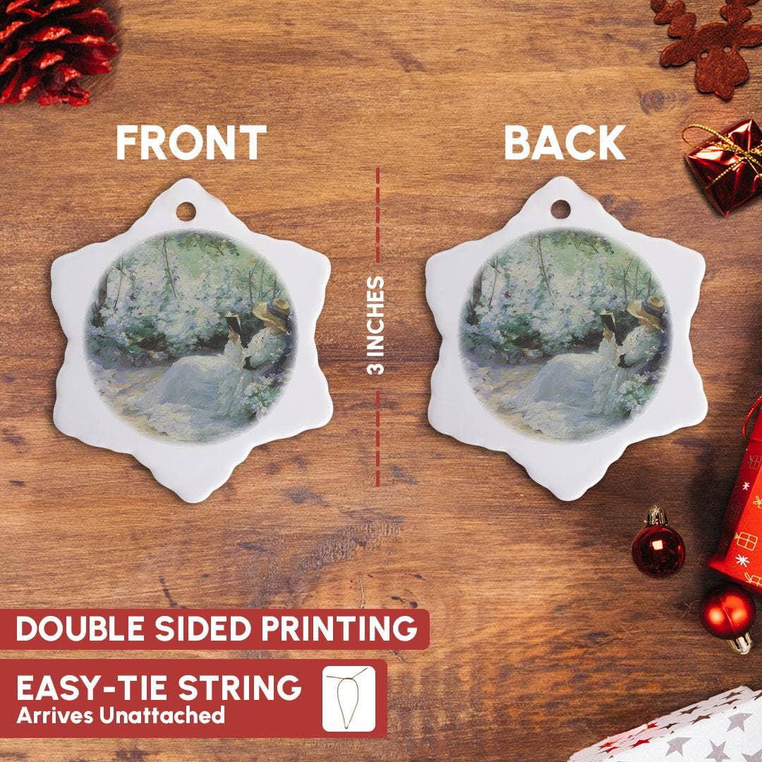 3dRose – wholesale Ornament – 3dRose, Delicious Solitude by Frank Bramley Impressionist , Ornament9