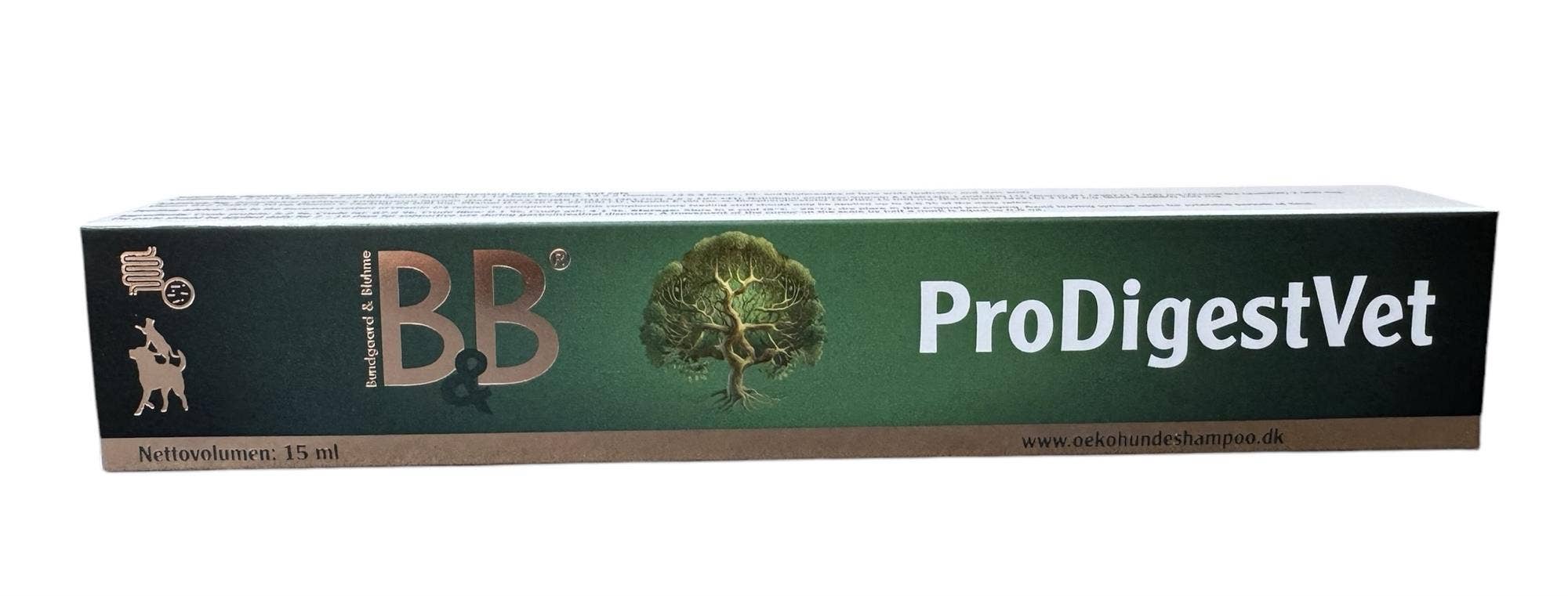 B&B Økologisk Hundeshampoo - Wholesale Pet Supplement - Dog - ProdigestVet 15 ml.2