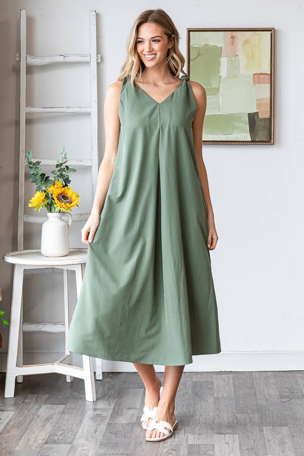 miroh - Wholesale Dress - Women's - KNOT DRESS MIDI DRESS 26