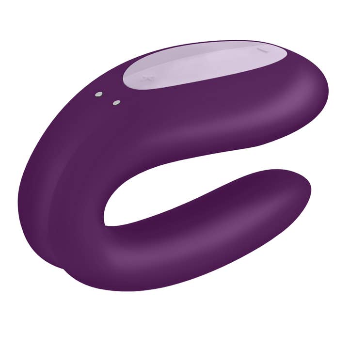 LOVERS - SHOP - Wholesale Sex Toy - Satisfyer - Double Joy with app - Rose gold and purple2