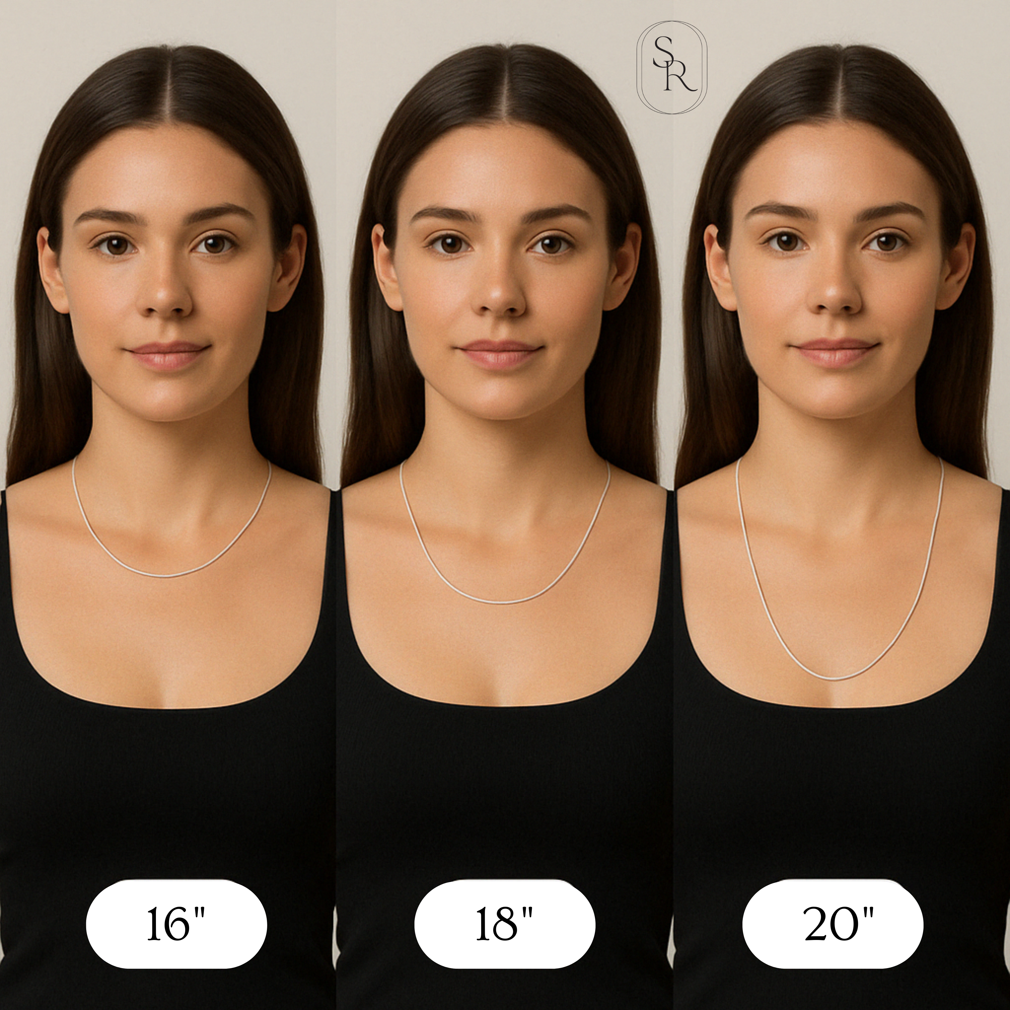 Sydney Rose Co. – Colar pingente/pendente por atacado – Colar com Inicial Original6