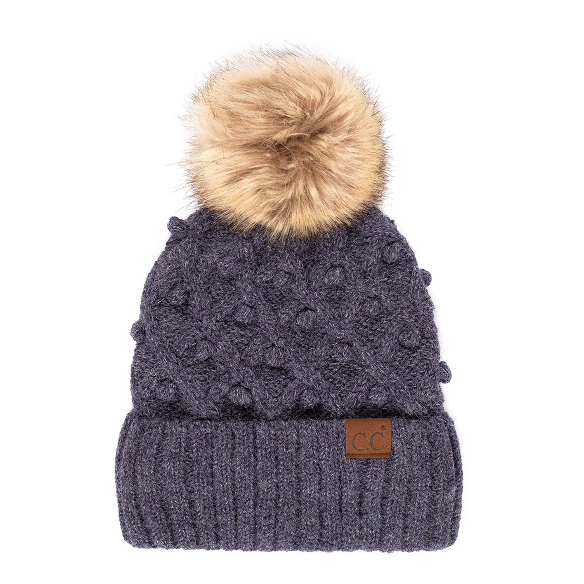 Truly Contagious – wholesale Mössa - Dam – CC Crafted Pom Detalj Mössa (HAT-3836)3