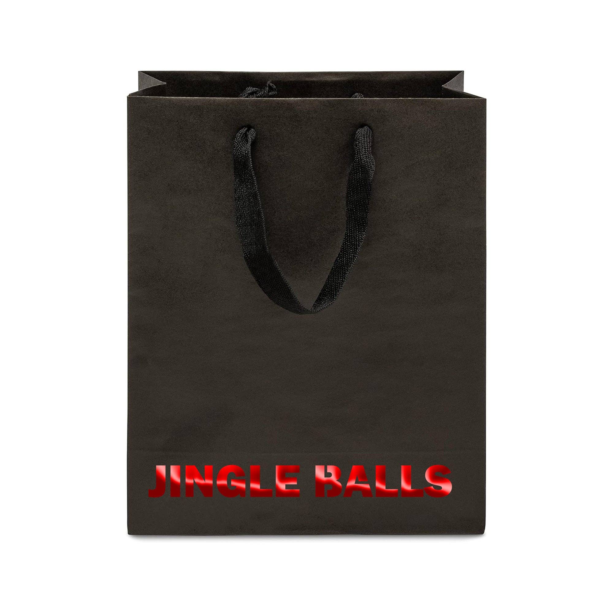 Crimson and Clover Studio – wholesale Gift bag – Jingle Balls Funny Christmas Bag