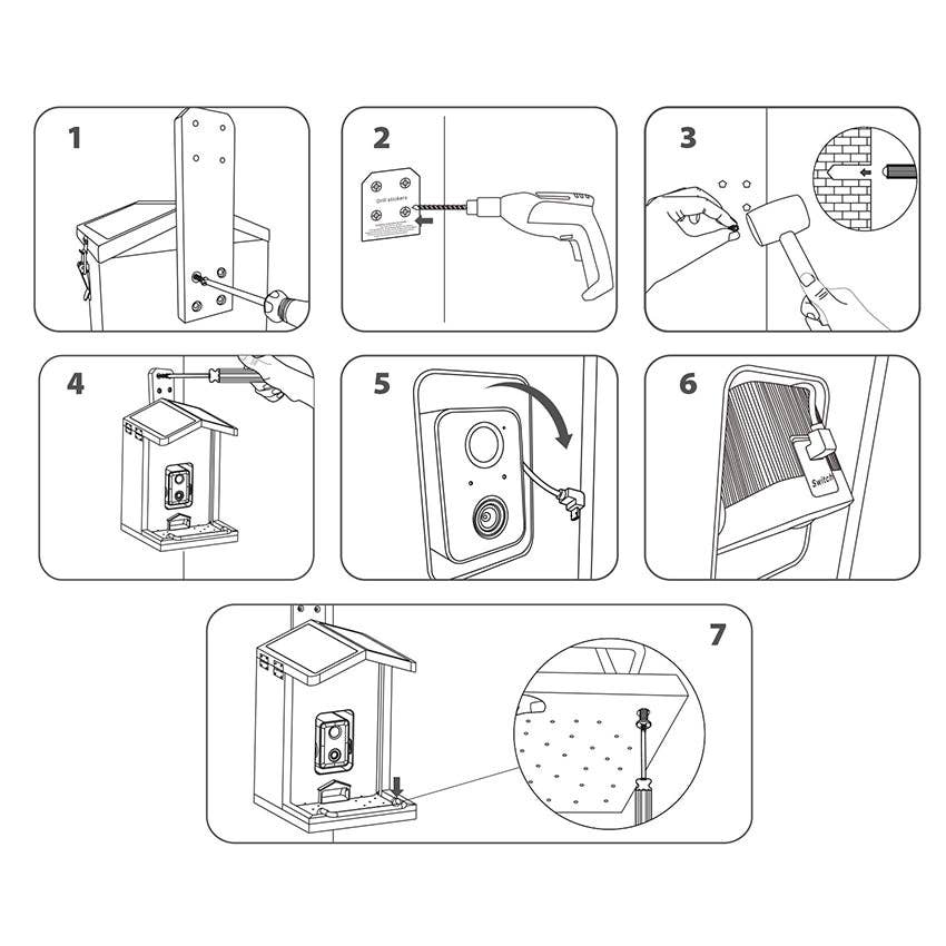 Croci - Wholesale Bird Feeder - Smart WiFi Bird Feeder with HD Camera6