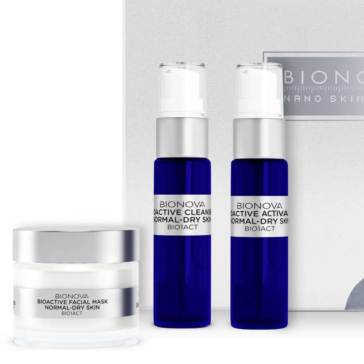Kit de traitement de la peau en 3 étapes pour peau normale/sèche pour la vente par BIONOVA BN Science
