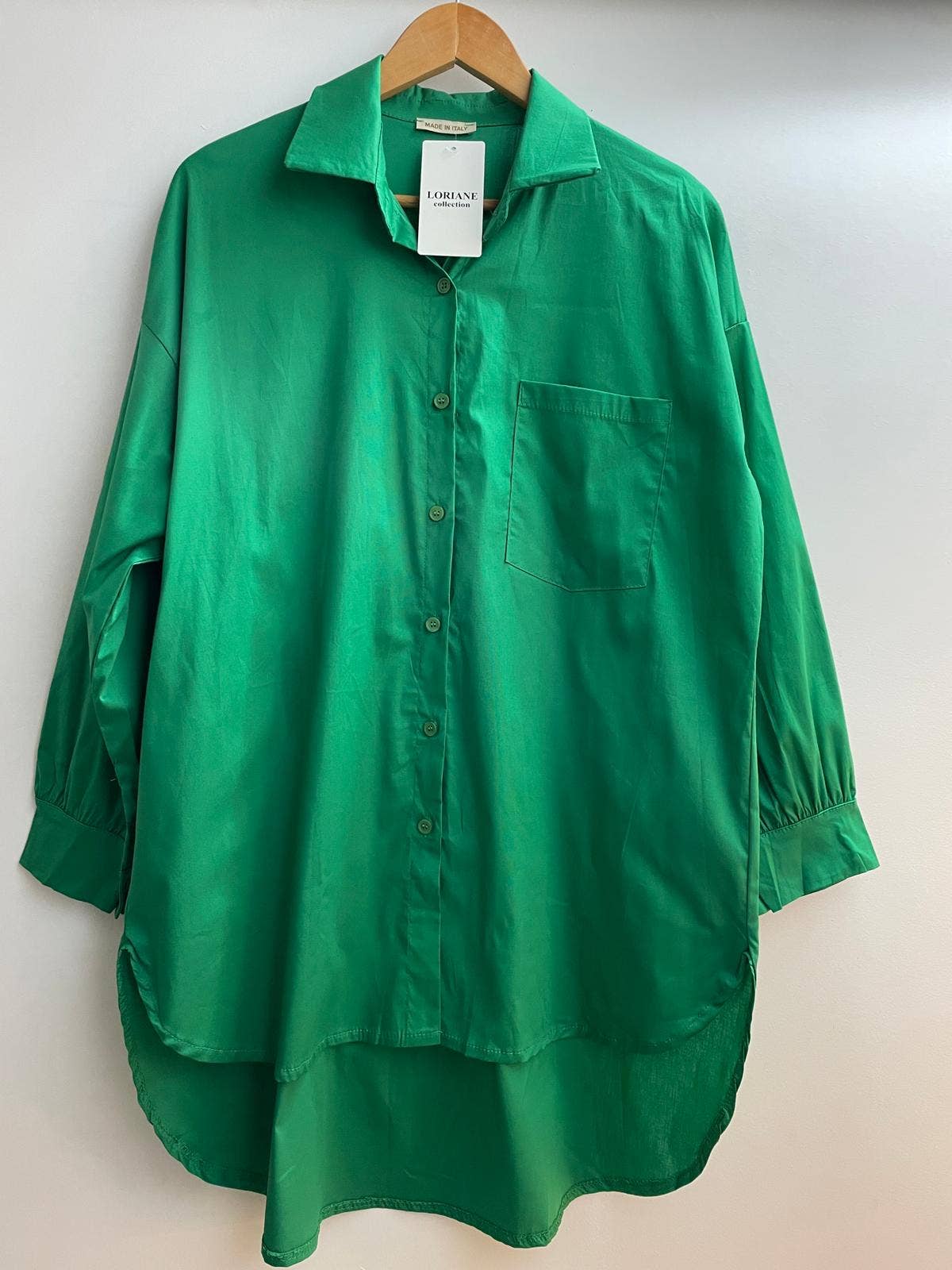 LORIANE - Vente Chemise à col boutonné – femme - 21251 Chemise longue uni6
