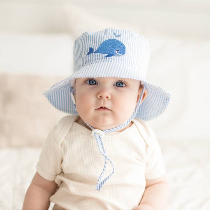 Huggalugs - Wholesale Bucket Hat - Kids - Whale Bucket Hat UPF 50+ Baby & Toddler2