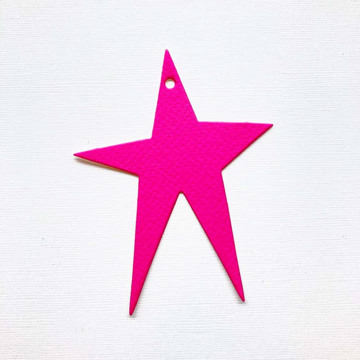 Mirthos Paper - Wholesale Gift Tag - Lucky Stars - Neon Pink Gift Tag, Ornament, Banner4