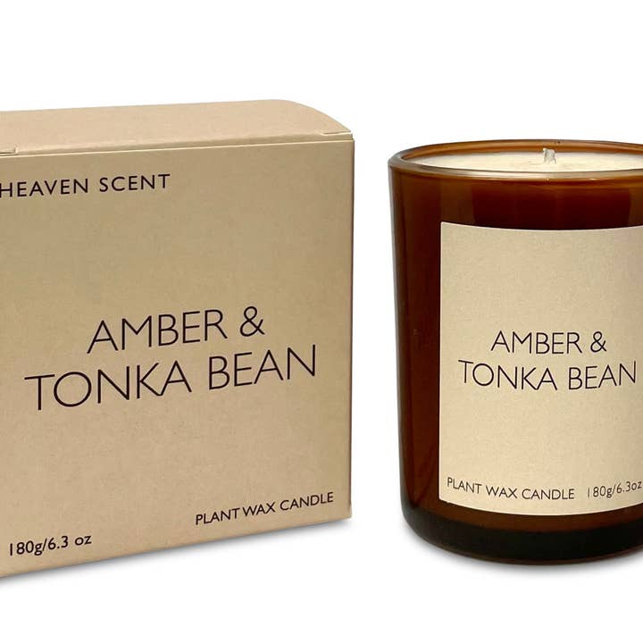 Heaven Scent Incense Ltd - Wholesale Jar/Filled Candle - Heritage Range - 20cl Scented Amber Aromapot Candle