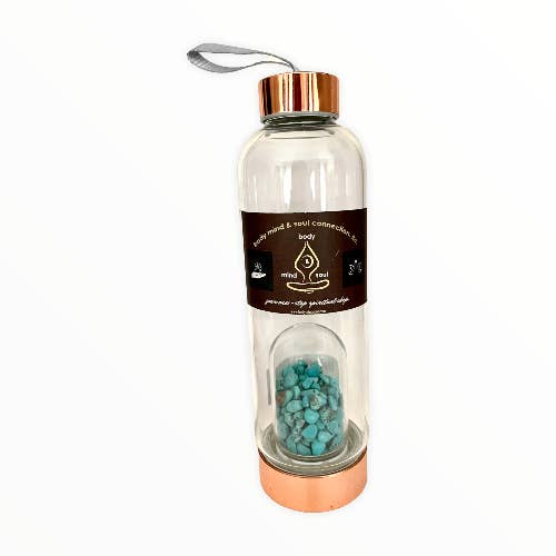The Reiki Shop - Venta al por mayor Botellas de agua - Botella de agua con infusión de cristal