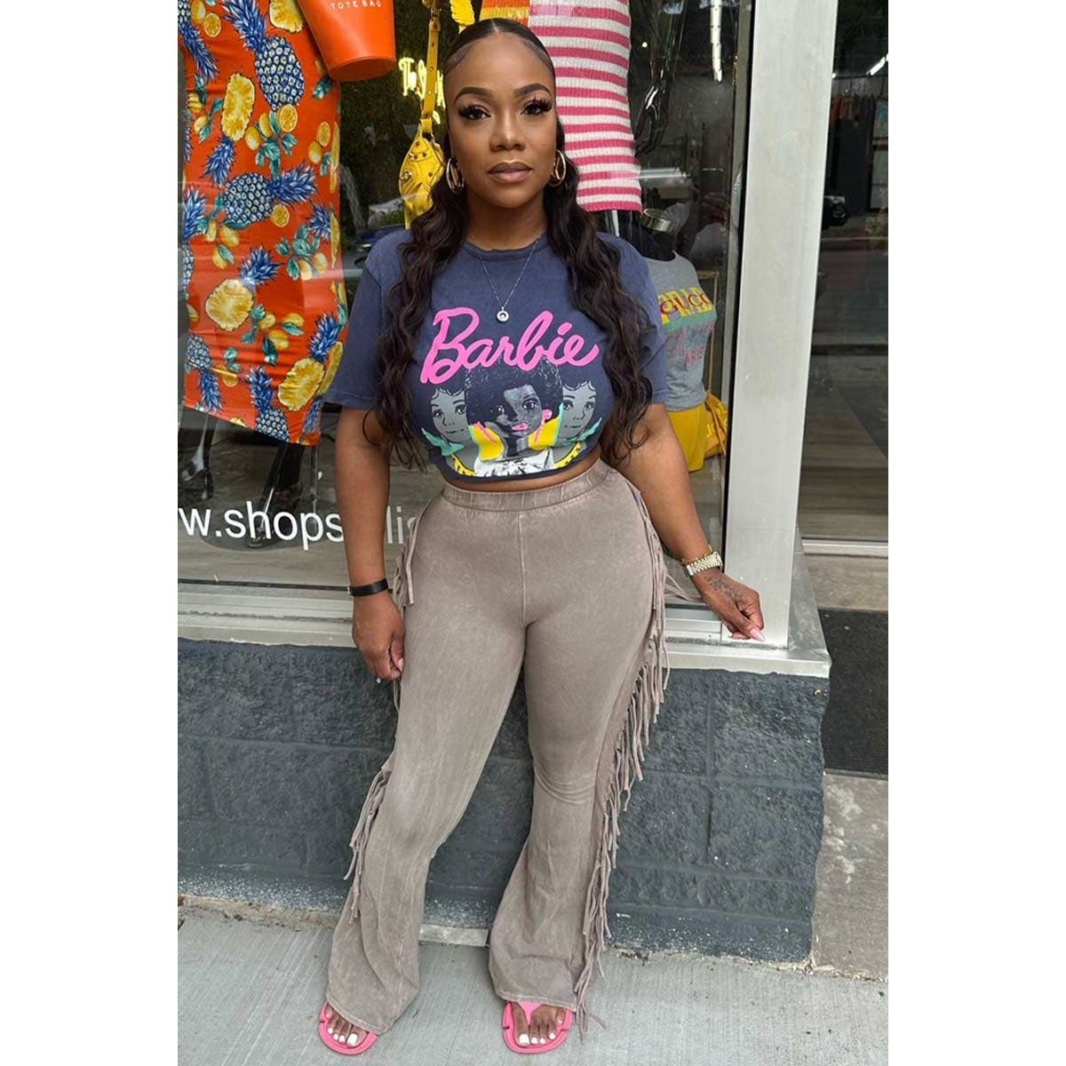 nobarand - Vente T-shirt sérigraphié – femme - T-SHIRT DÉLAVÉ MINÉRAL GRAPHIQUE POUR FEMME1