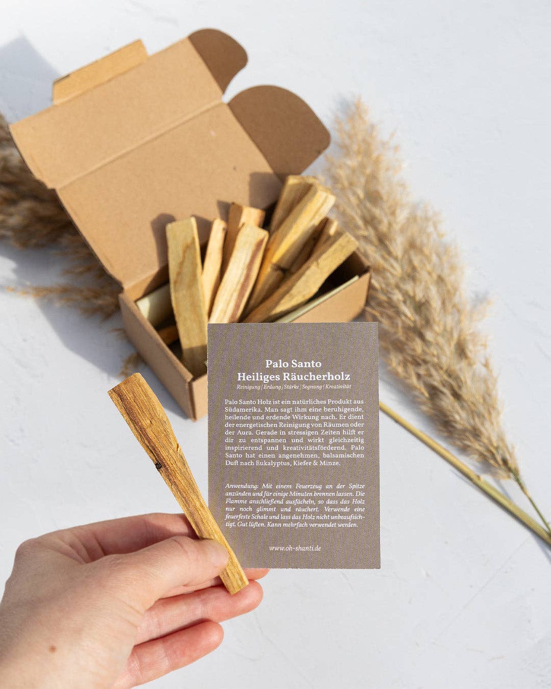 Oh Shanti – wholesale Rökelse – Palo santo-rökelseved (10 bitar)1