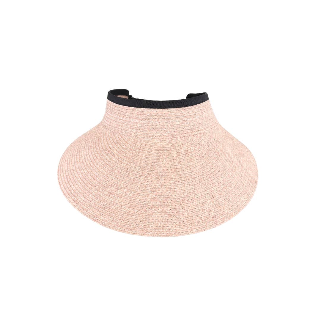 C.C Beanie - Wholesale Visor - Women's - Heather Straw Visor C.C Sunhat SVH00512