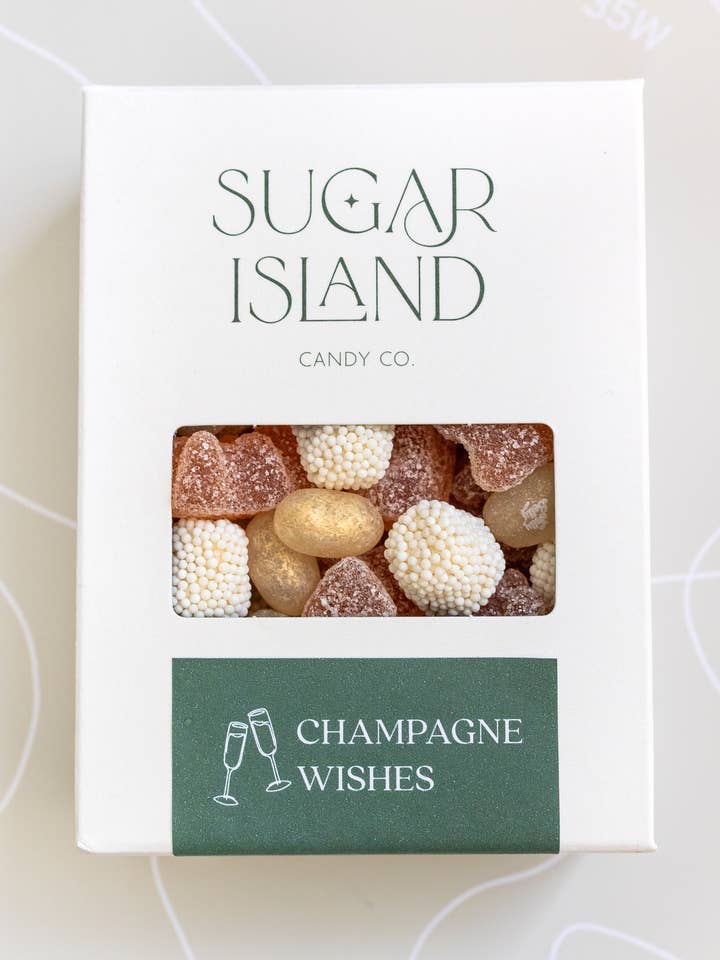 Champagne Wishes Candy Mix for wholesale by Sugar Island Candy Co.
