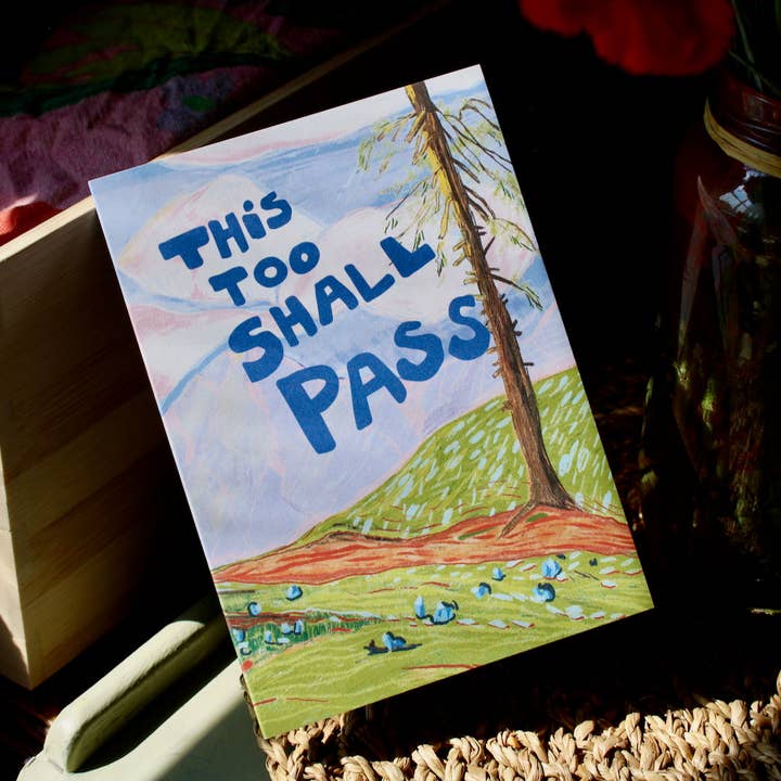 Ark Colour Design - Wholesale Everyday Greeting Card - This Too Shall Pass A6 Greetings Card2