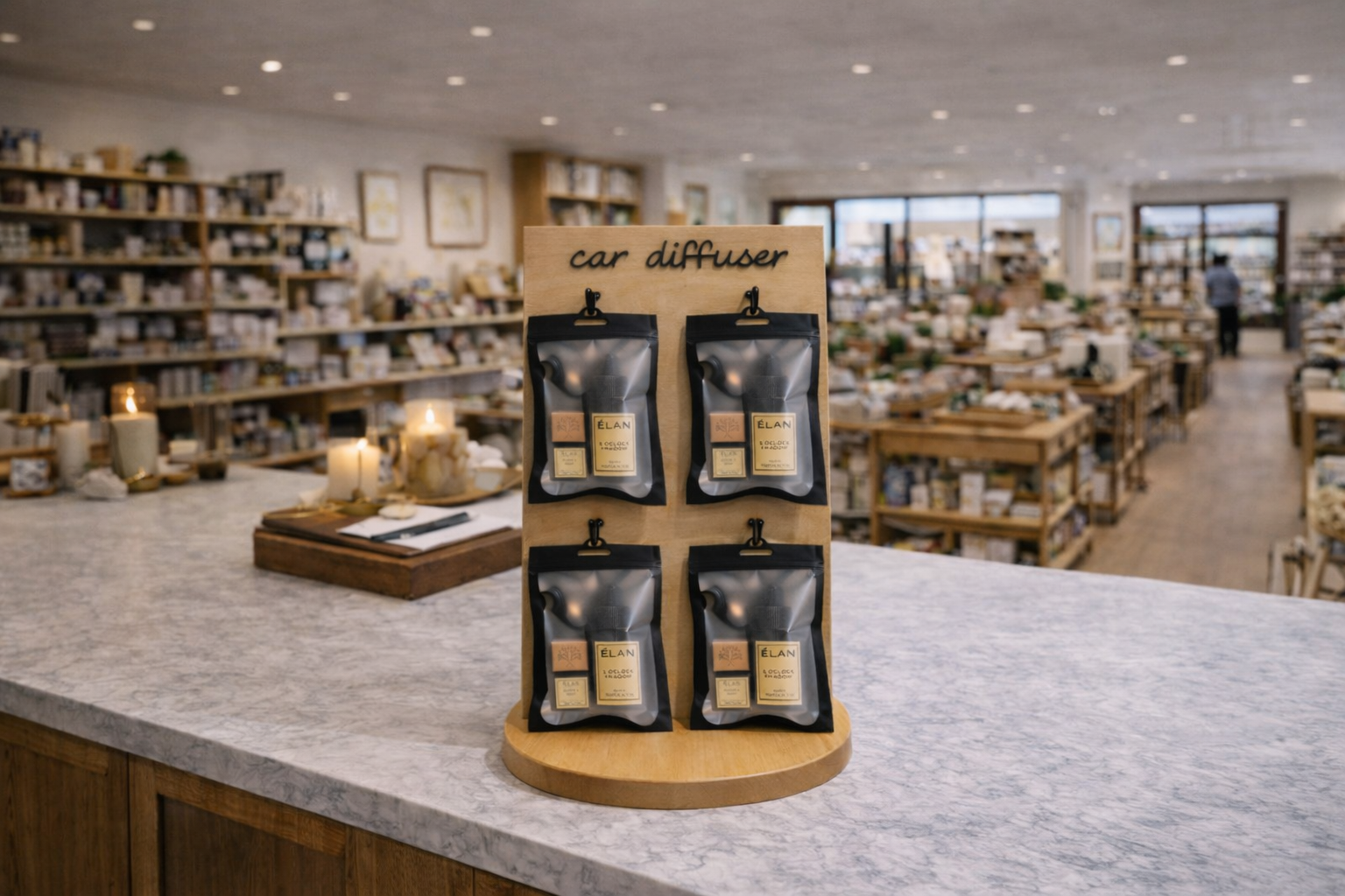 Ember & Elm Home Decor & More - Wholesale Car Freshener - Unisex - Élan Collection Car Fragrance Diffuser Set6