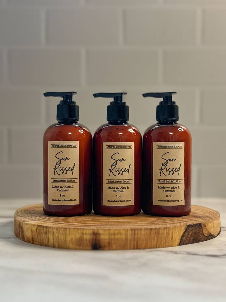 Sunkissed - Tallow Lotion for wholesale by Juniper & Sage Soap Co. LLC