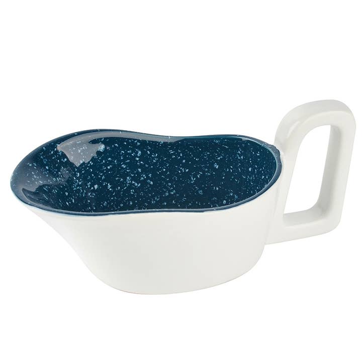 BOS - Sauciere - Blau & Weiß Glänzend - Nordische Ruhe für den Großhandel von Bosilunlife