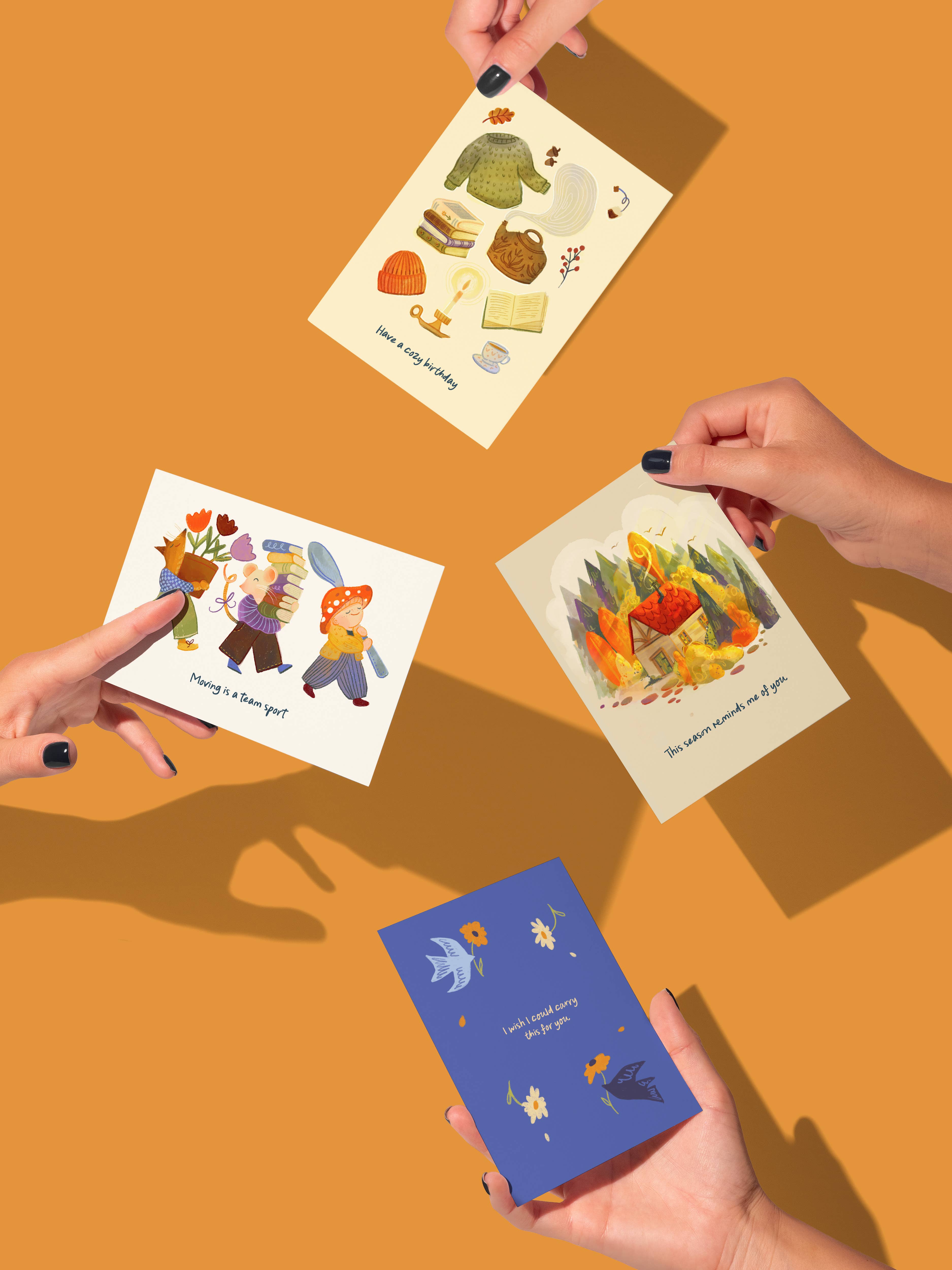 Pebbles and Company – wholesale House-warming card – Moving is a Team Sport1