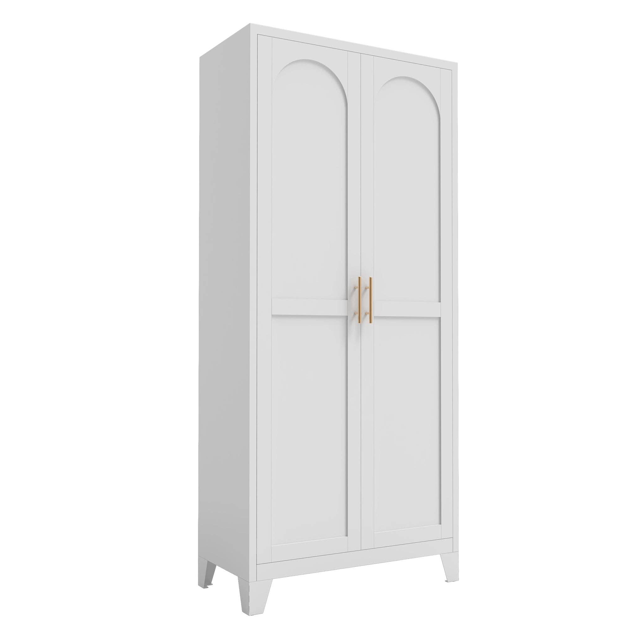 HOMYCASA DESIGN INC - Vente Armoire - Armoire de rangement Shapely Doors avec étagères réglables4