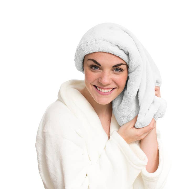 Morning Glamour - Wholesale Hair Towel/Wrap - Microfiber Hair Towel