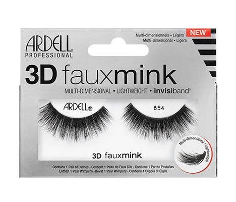 Beauty Goddess - Wholesale False/Fake Eyelashes - Ardell 3D Faux Mink Lashes Black 8540