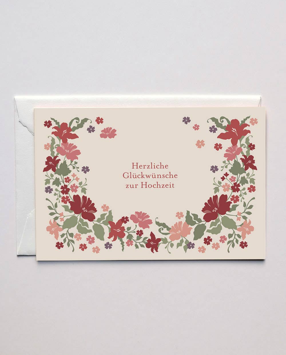 Haferkorn & Sauerbrey - Wholesale Wedding Card - Floral Wreath Wedding Card0