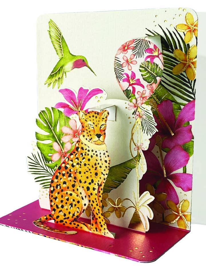 Pictura di carta pop-up leopardata per la vendita all'ingrosso da parte di Party Partners