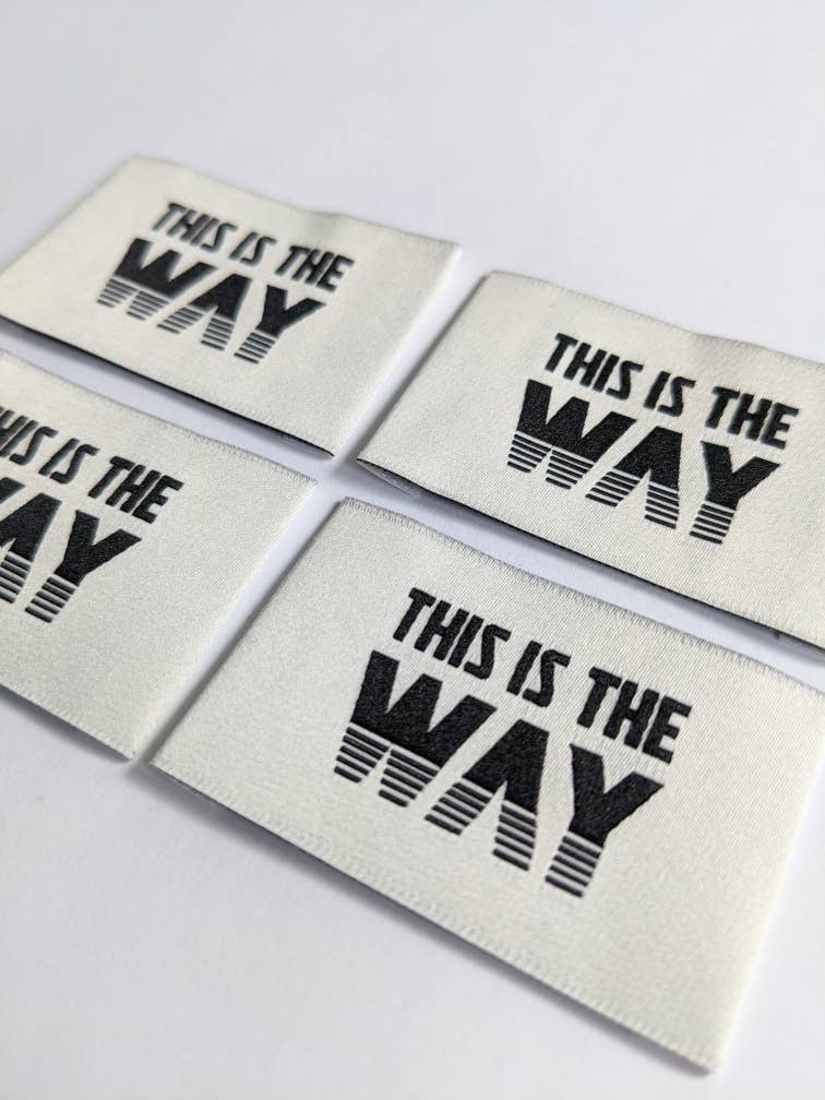 Intensely Distracted – Großhandel Bastelzubehör – Das ist der Weg | Gewebte Luxe-Labels1