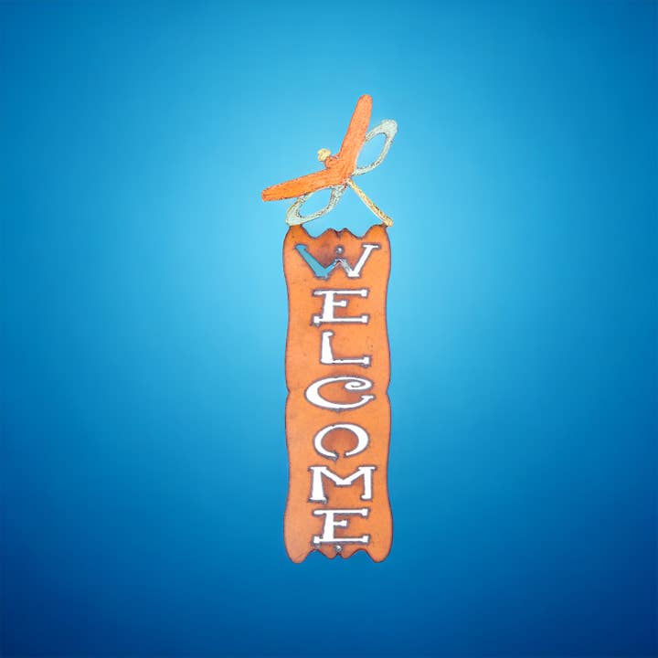 Dragonfly Välkomstskylt Spring Heminredning Utomhus trädgård för wholesale av Whimsies