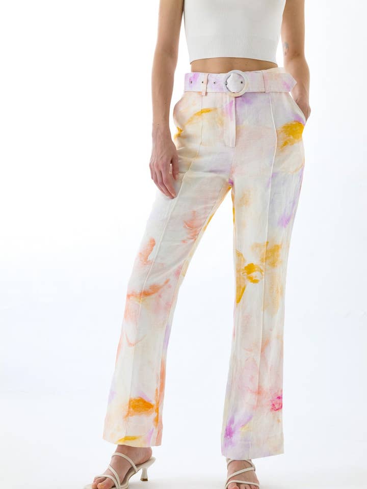 PANTALONES ACAMPANADOS CON CINTURÓN JOSEPHINE para venta al por mayor de WE ARE KINDRED