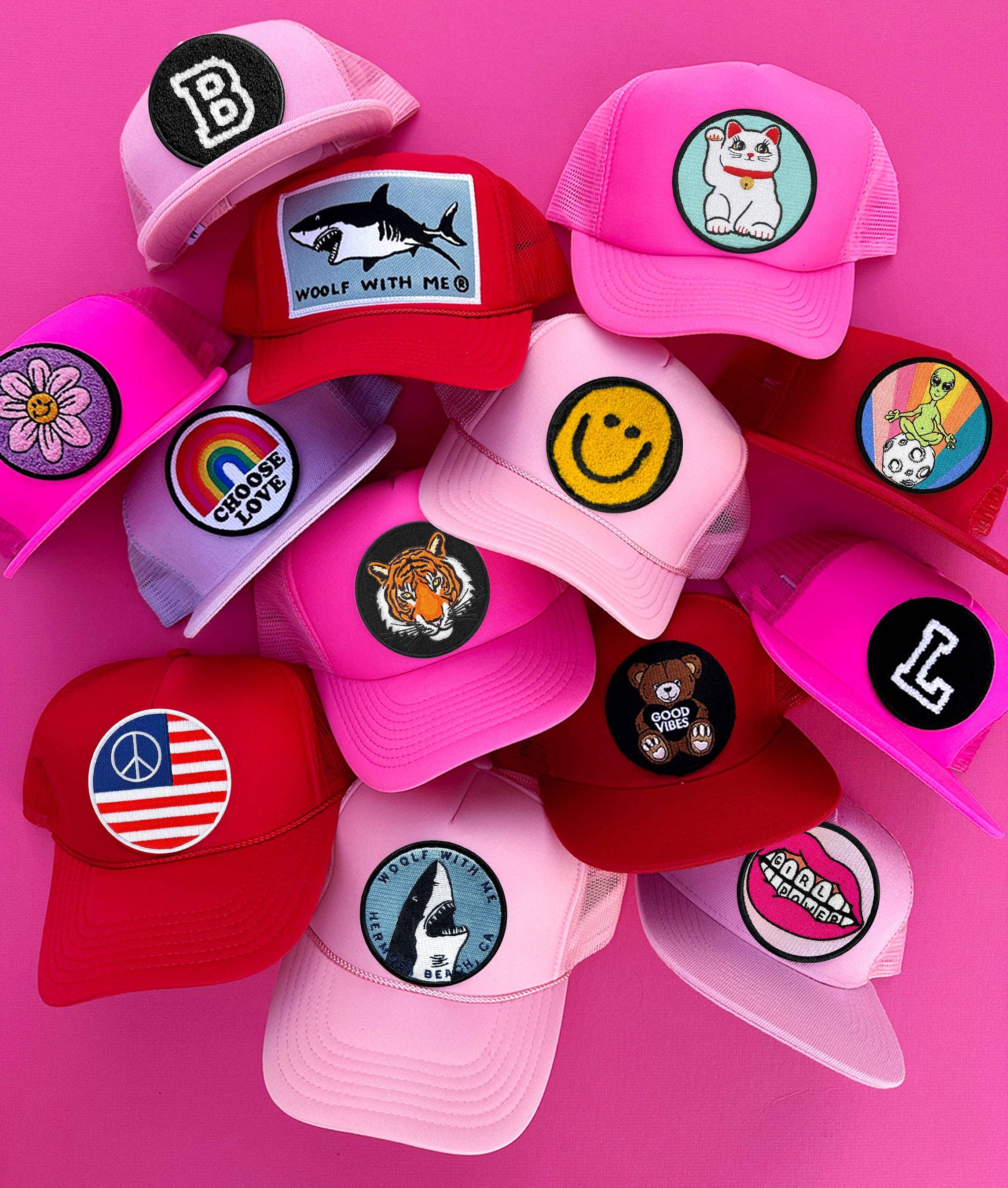 Aqua ADULT Customizable Trucker Hat, Patches Sold Separately (Aqua) for wholesale on Faire1