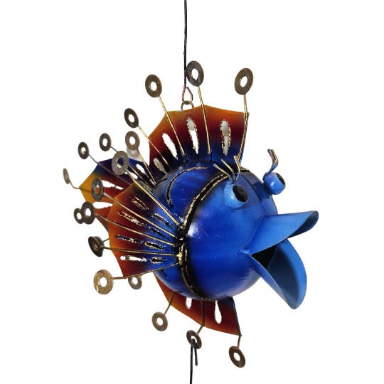 White Elephant - Wholesale Candle Holder - Metal Hanging Fish Candle Holder