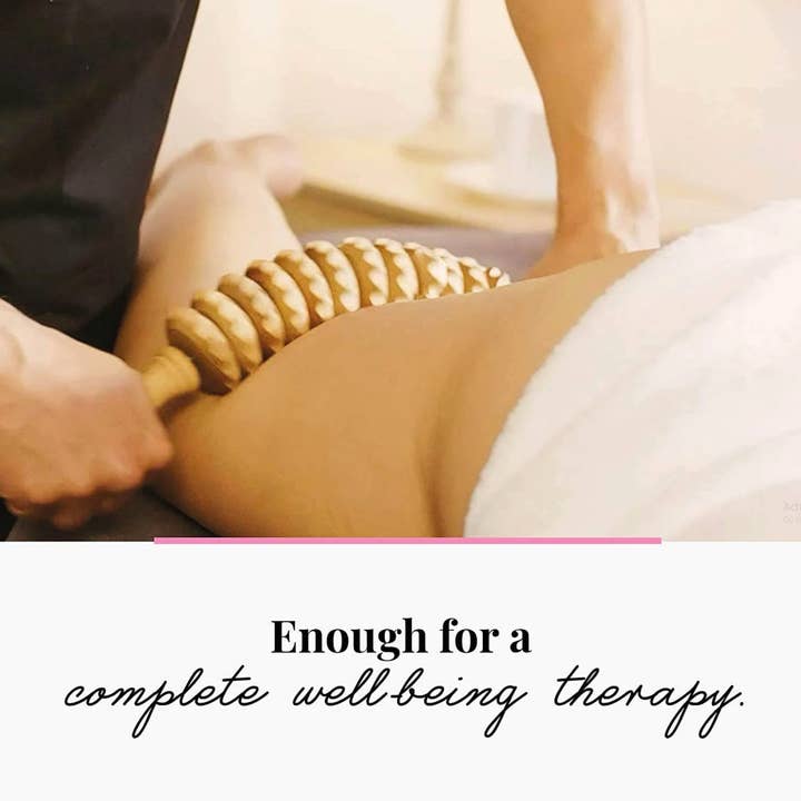 Tuuli GmbH – wholesale Body massager – Wooden Cellulite Massage Roller Tool Brush Massager Leg Body