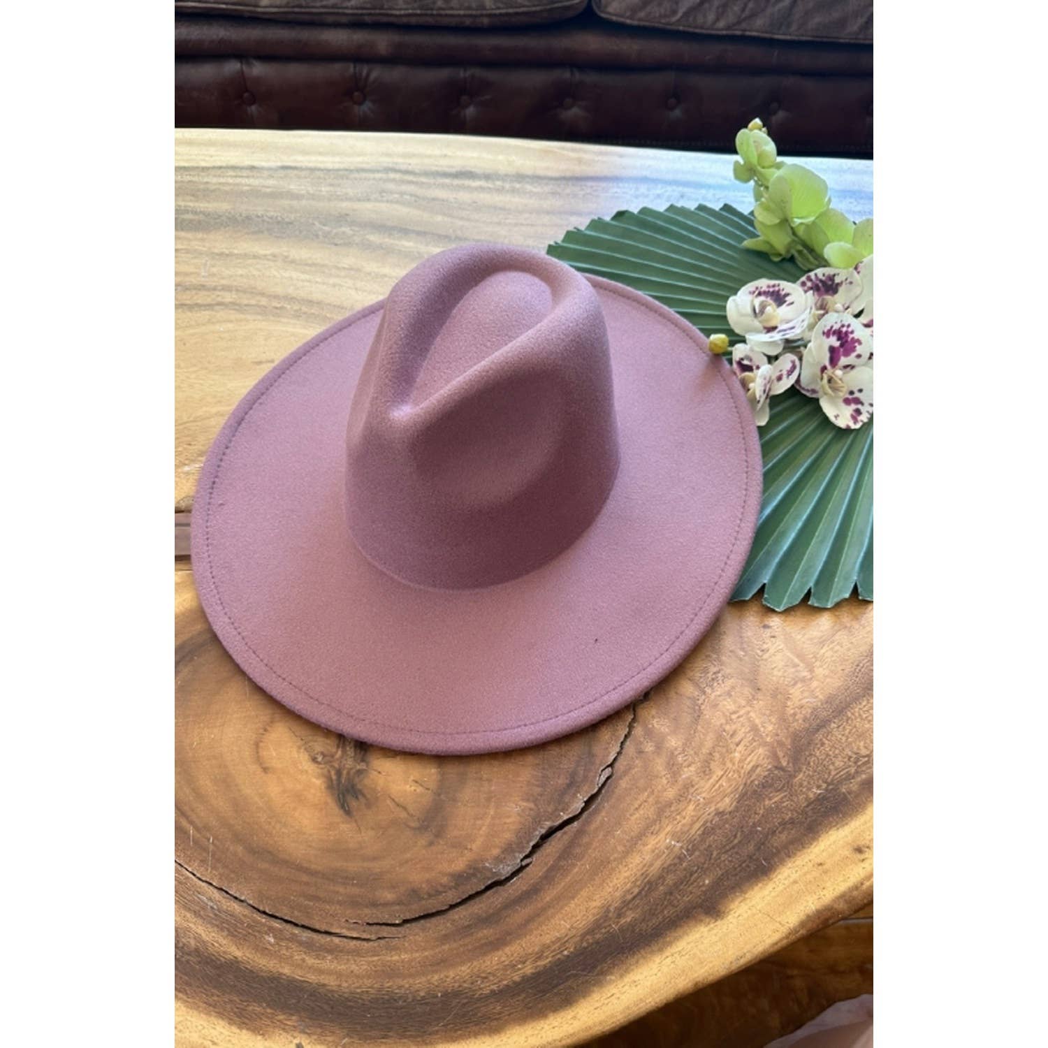 One and Only Accessories - Wholesale Fedora - Women's - Best seller Fashion Classic Wide Brim Felt Primium  Hat 20 C8