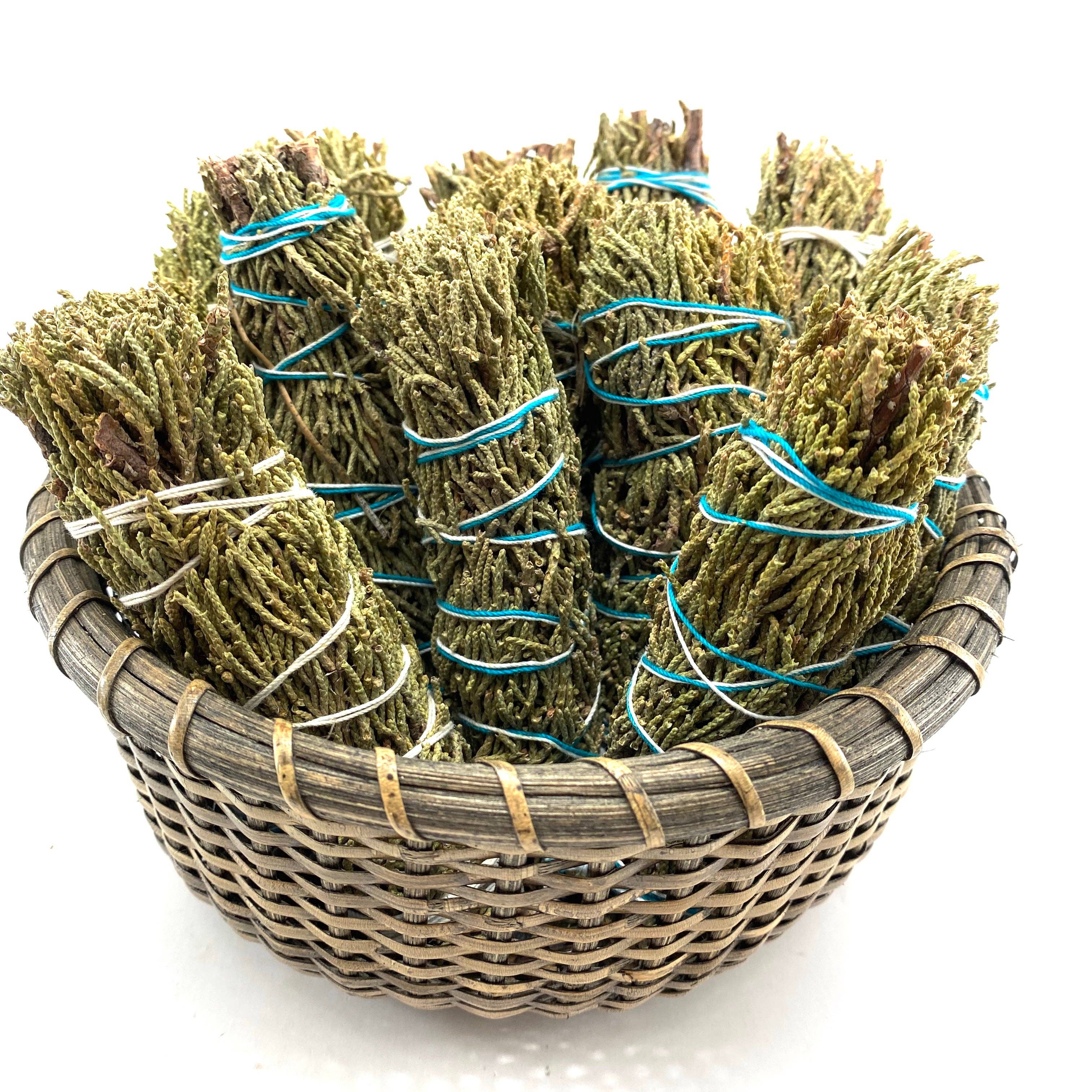 Moon Mountain Gems – Engroshandel Salviepakke – 4" Juniper Sage Bundle, Enebær Smudge, enebær Salvie3