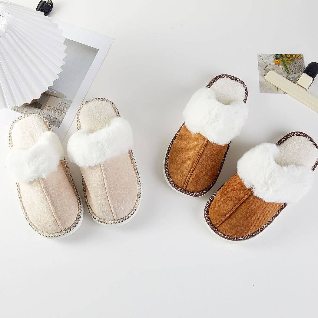 3AM BY H&D ACCESSORIES – Engroshandel Slippers - Dame – Klassiske Fuzzy Tøfler7