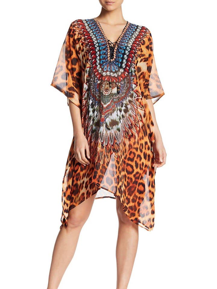 Animal Print Kaftans Wholesale - Leading wholesalers of Resort Wear in Miami Florida for wholesale by La Moda Clothing