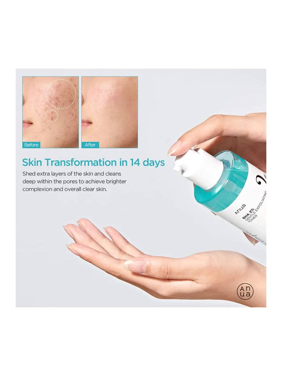 Best Beauty Group - Wholesale Facial Toner - ANUA BHA 2% Gentle Exfoliating Toner8