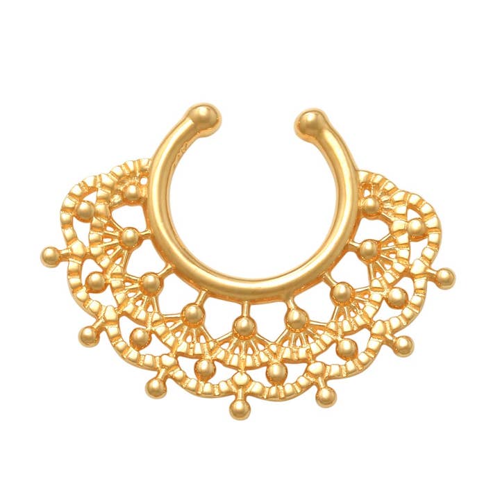Argolas para Piercing Daith & Septo em Ouro 14kt Estilo RBG #2 por atacado de Zahav Jewelry