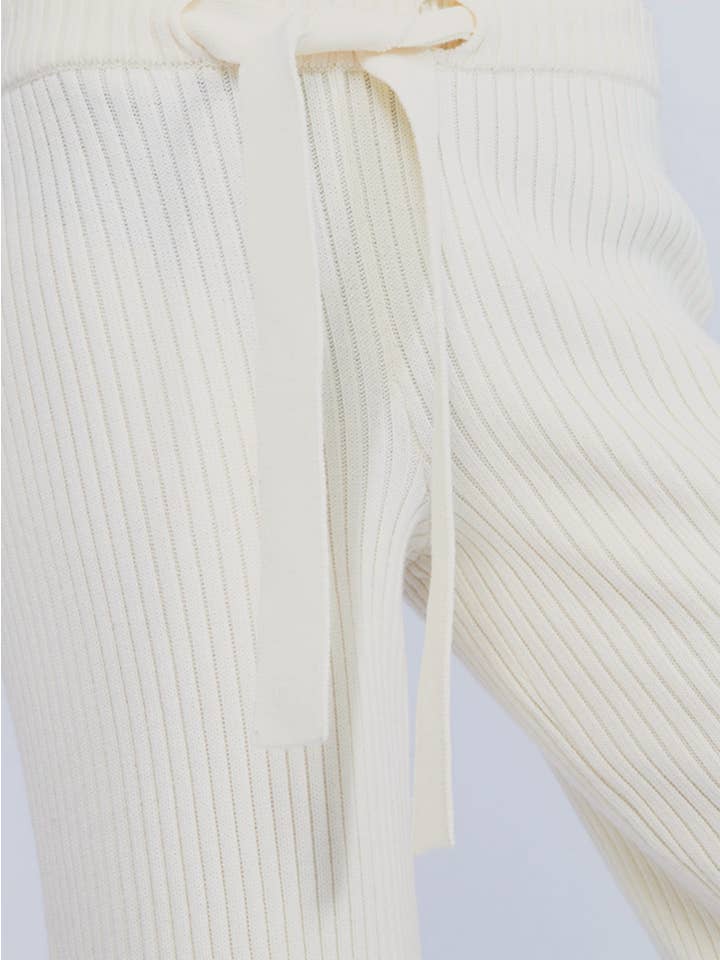 vitos 1925 – wholesale Pants – Women's – LOOSE RIBBED PANT | IVORY2