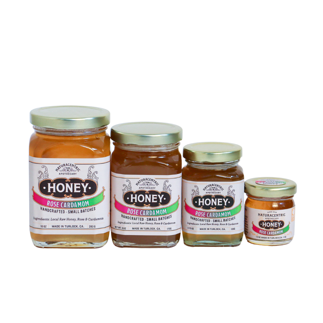 Naturacentric - Wholesale Honey - Rose Cardamom Infused Honey3