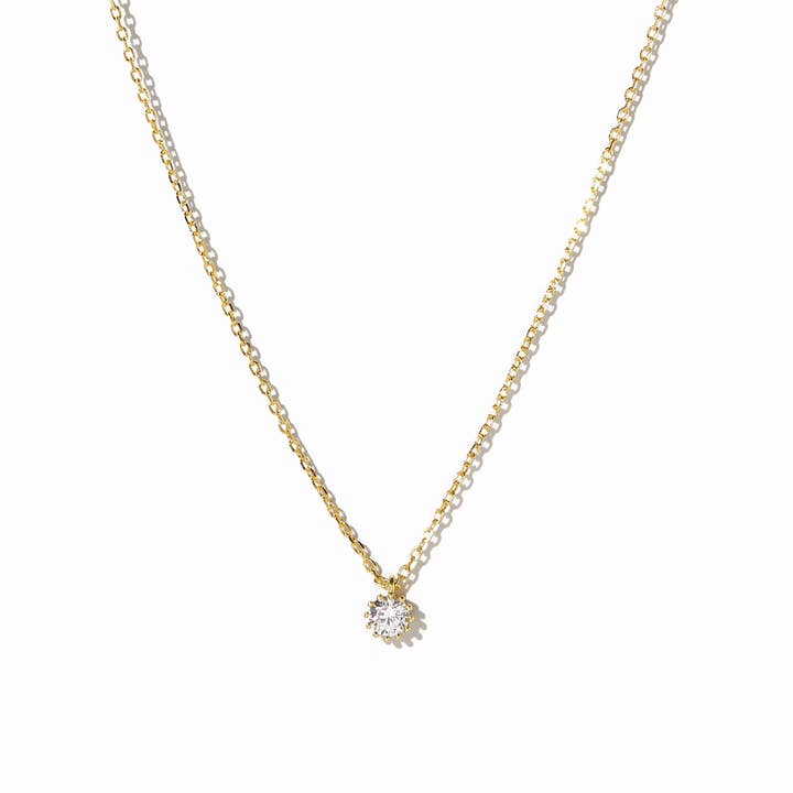 Collier Pendentif Petit Bezel pour la vente par Sami Jewels