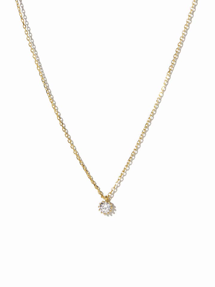 Tiny Bezel Pendant Necklace for wholesale by Sami Jewels