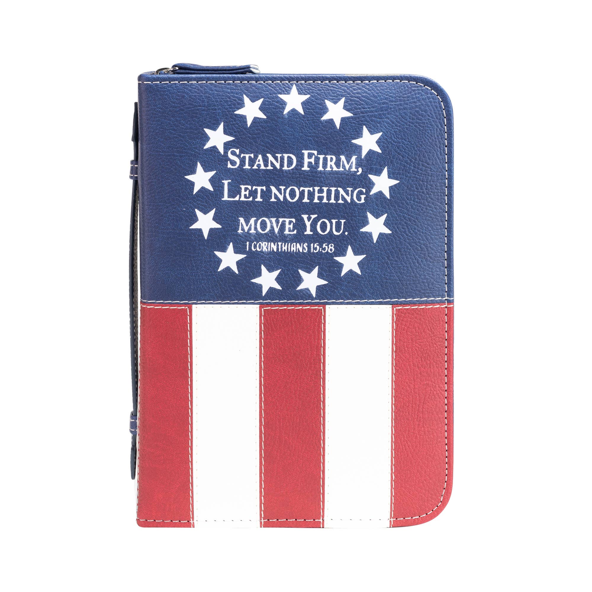 Divinity Boutique - Wholesale Bible Cover - Bible Cover: US Flag Stand Firm1