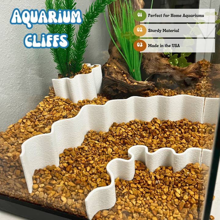 Chatelet - Wholesale Pet Toy - Not Cat/Dog - Aquarium or Terrarium Substrate Cliffs Combo Pack | Separate Substrate Layers in Aquariums or Terrariums to Create Cliffs & Depth1